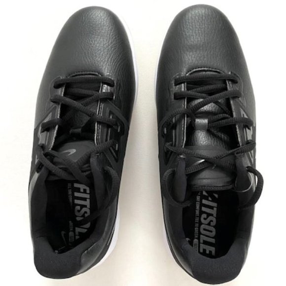 Nike AQ2197-001  Vapor Pro Golf Shoes Black White Metallic - Picture 2 of 6